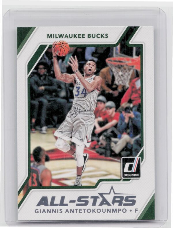2017-18 Donruss Giannis Antetokounmpo #16 Bucks All Stars