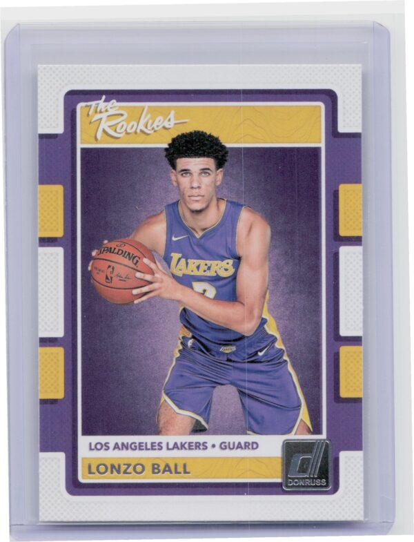 2017-18 Donruss Lonzo Ball #2 Lakers The Rookies