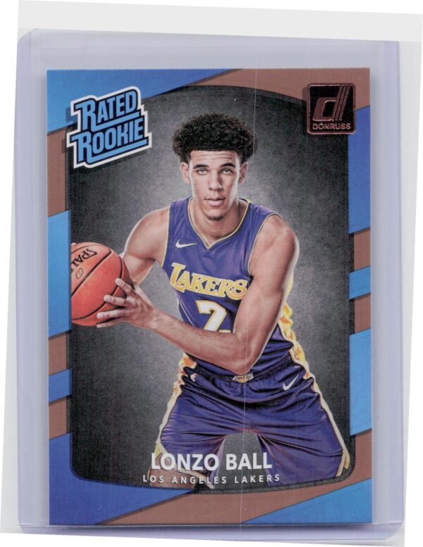 2017-18 Donruss Lonzo Ball RC #199 Lakers