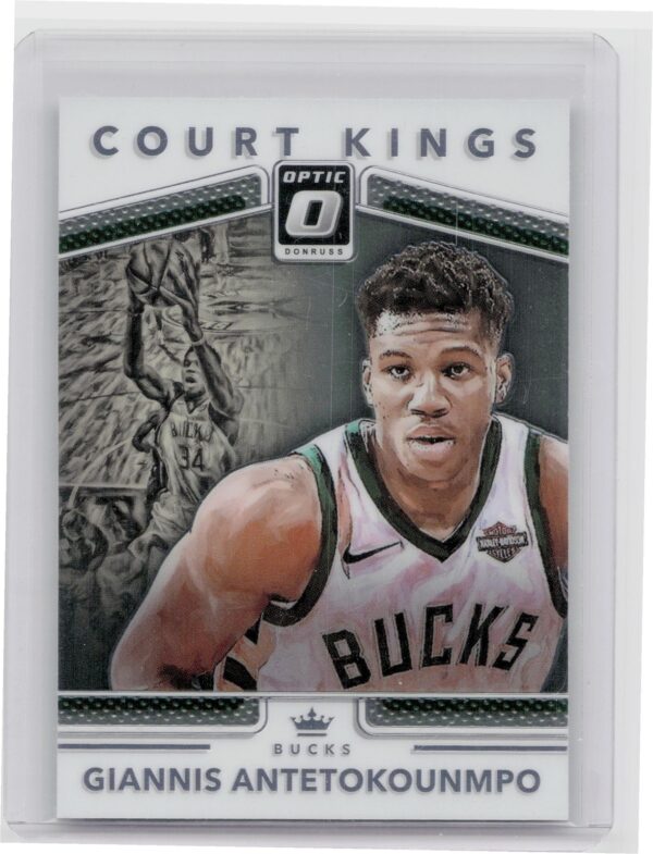 2017-18 Donruss Optic Giannis Antetokounmpo #3 Bucks Court Kings