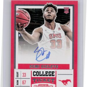 2017-18 Panini Contenders Draft Picks Semi Ojeleye AU #104 Mustangs College Tick
