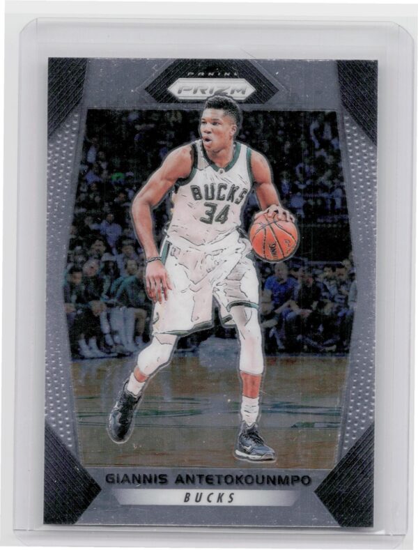 2017-18 Prizm Giannis Antetokounmpo #182 Bucks
