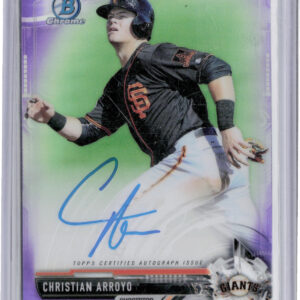 2017 Bowman Christian Arroyo AU SN250 #CPA-CHR Giants Chrome Prospect Autographs