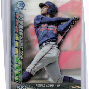 2017 Bowman Chrome Ronald Acuna #BSU-RA Braves Bowman Scouts' Updates