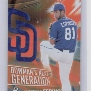 2017 Bowman Platinum Anderson Espinoza SN25 #BNG-AE Padres Bowman's Next Generat