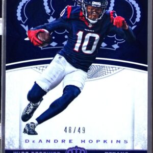 2017 Crown Royale DeAndre Hopkins Platinum /49 #22 Texans