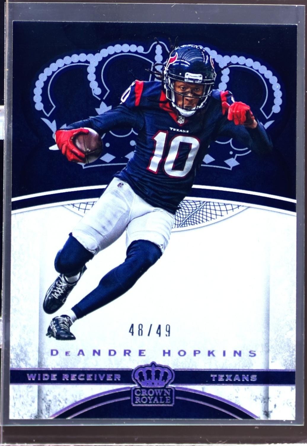 2017 Crown Royale DeAndre Hopkins Platinum /49 #22 Texans