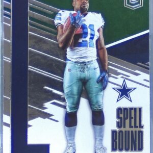 2017 Donruss Elite Ezekiel Elliott #3 Cowboys Spellbound Green