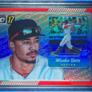 2017 Donruss Optic Mookie Betts SN99 #AS11 Sox All Stars Red