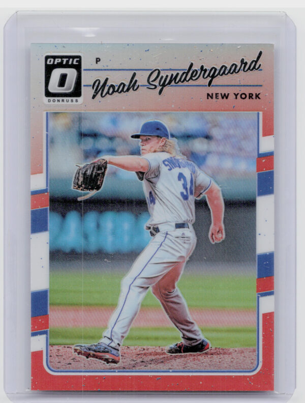 2017 Donruss Optic Noah Syndergaard Orange SN199 #120 Mets