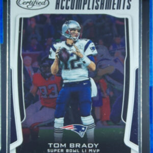 2017 Panini Certified Tom Brady #CA-TB Patriots Certified Accomplishments