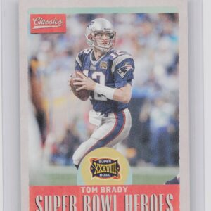 2017 Panini Classics Tom Brady #SBH-TB2 Patriots Super Bowl Heroes
