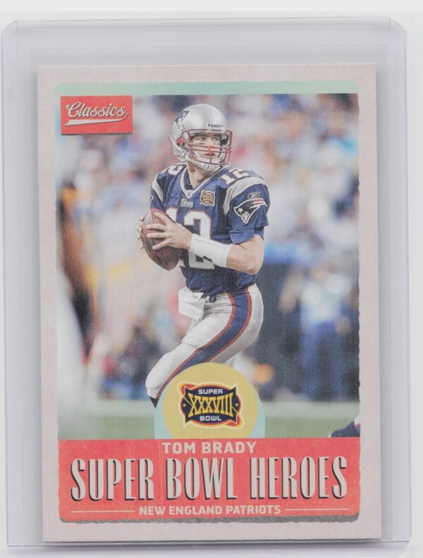 2017 Panini Classics Tom Brady #SBH-TB2 Patriots Super Bowl Heroes