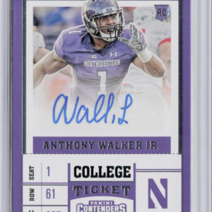 2017 Panini Contenders Draft Picks Anthony Walker Jr. AU #235 Wildcats