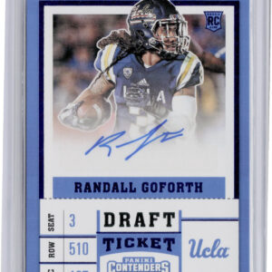 2017 Panini Contenders Draft Picks Randall Goforth AU #287 Bruins