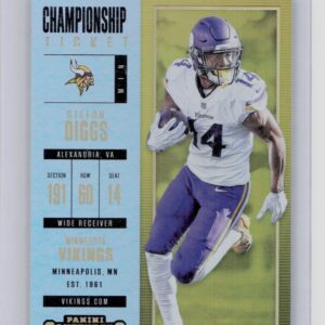 2017 Panini Contenders Stefon Diggs Championship Ticket SN99 #34 Vikings