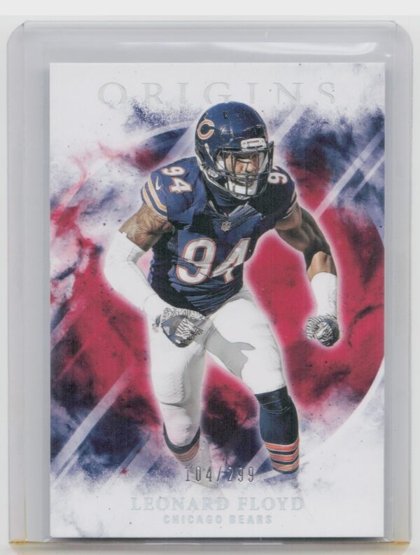 2017 Panini Origins Leonard Floyd Red SN299 #56 Bears