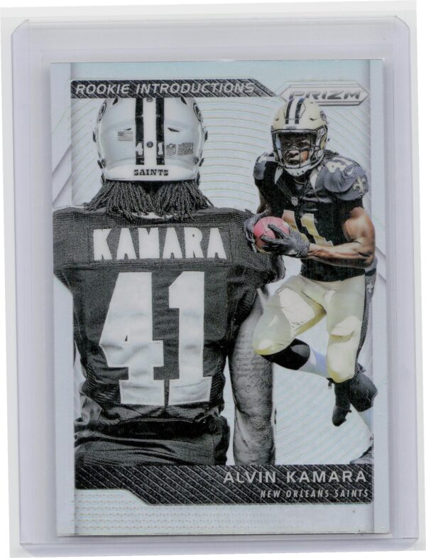 2017 Prizm Alvin Kamara #17 Saints Rookie Introductions Prizm