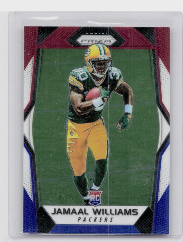 2017 Prizm Jamaal Williams Prizm Red, White and Blue #237 Packers