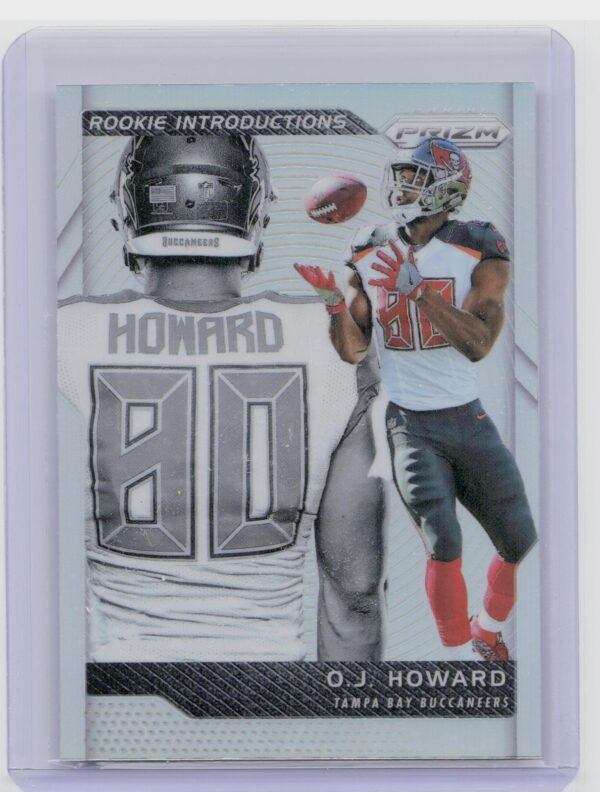 2017 Prizm O.J. Howard #22 Buccaneers Rookie Introductions Prizm