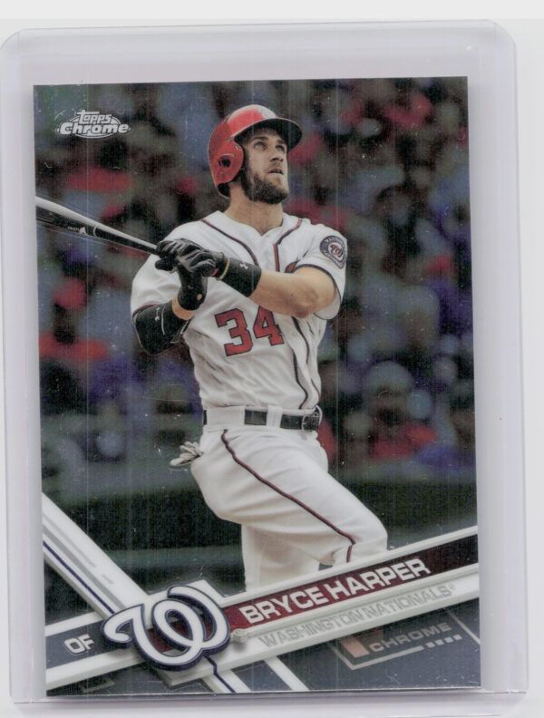 2017 Topps Chrome Bryce Harper #48 Nationals