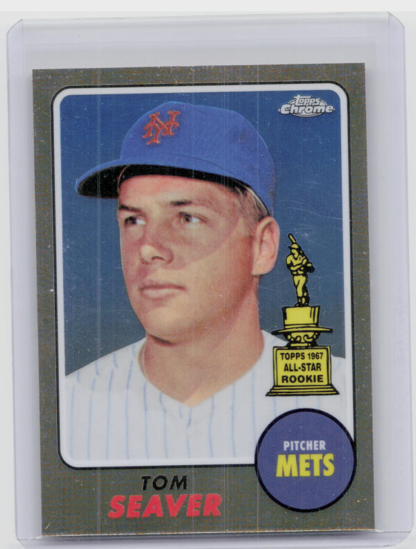 2017 Topps Chrome Update Tom Seaver #TARC-12 Mets Topps All Rookie Cup