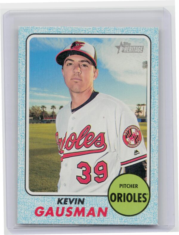 2017 Topps Heritage Kevin Gausman Blue Borders #497 Orioles