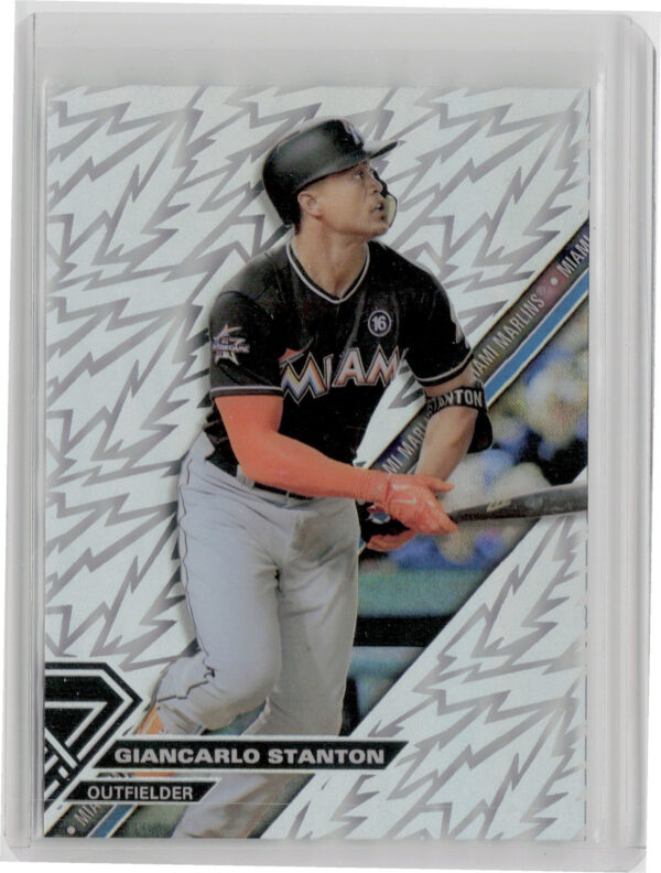 2017 Topps High Tek Giancarlo Stanton Lightning #HT-GST Marlins