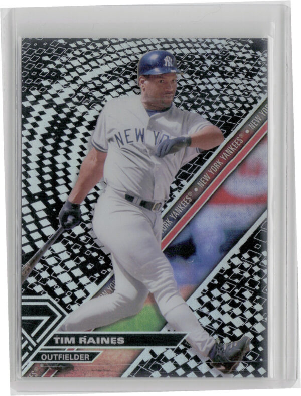 2017 Topps High Tek Tim Raines Blackout #HT-TR Yankees