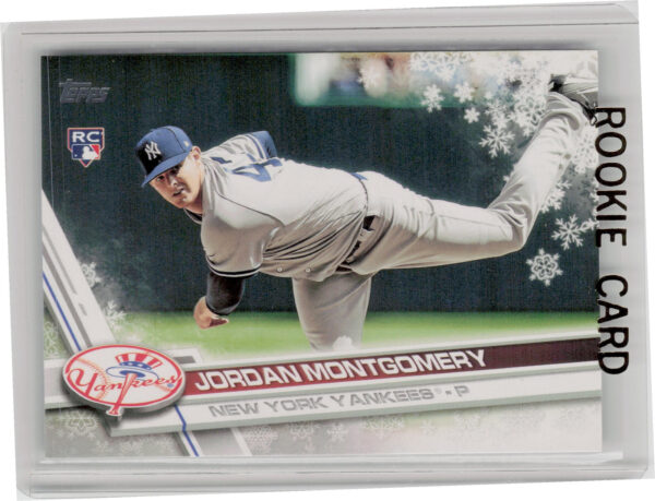 2017 Topps Holiday Jordan Montgomery RC #HMW108 Yankees