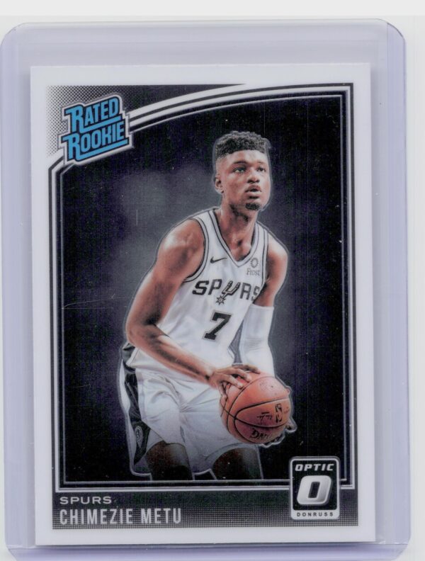 2018-19 Donruss Optic Chimezie Metu RC #195 Spurs