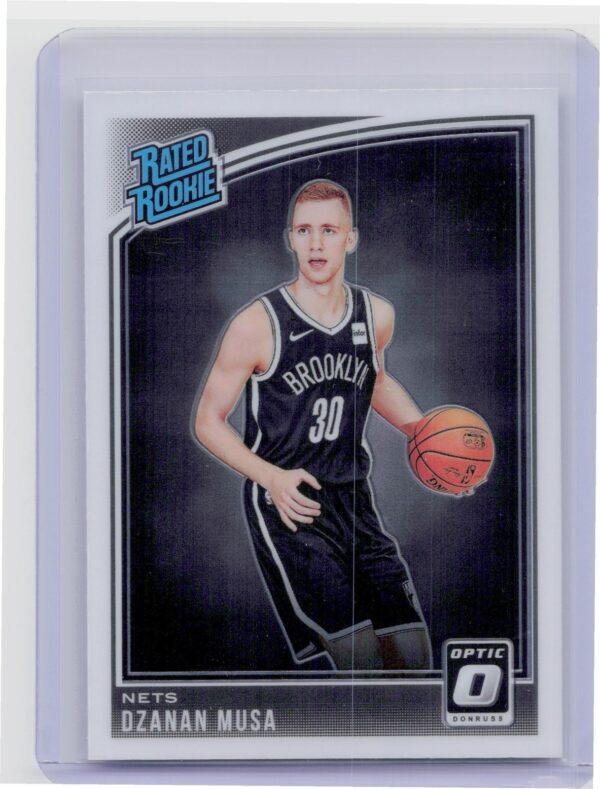 2018-19 Donruss Optic Dzanan Musa RC #187 Nets