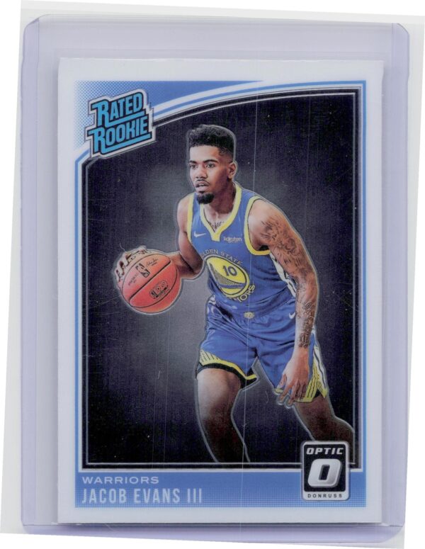 2018-19 Donruss Optic Jacob Evans III RC #178 Warriors