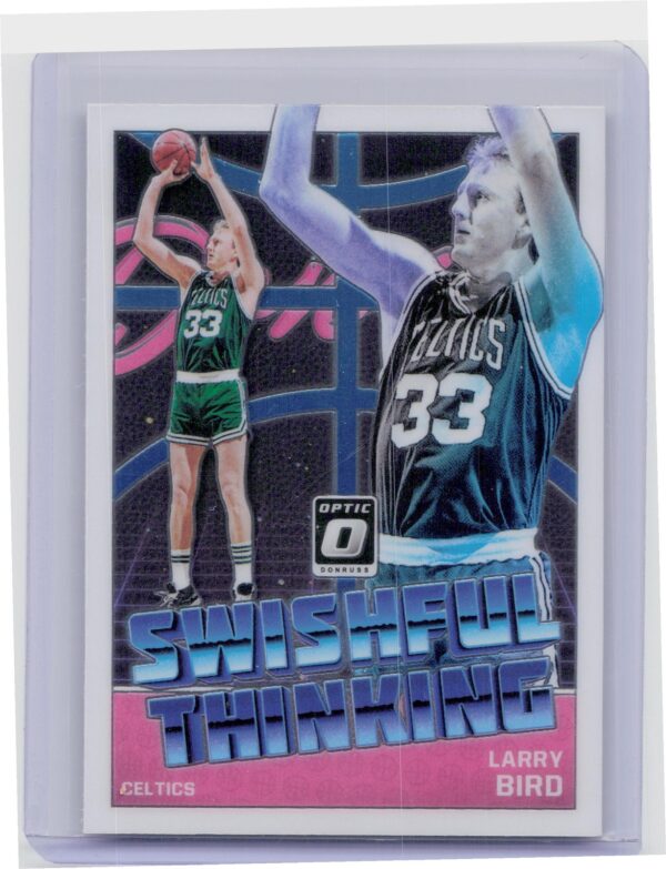 2018-19 Donruss Optic Larry Bird #1 Celtics Swishful Thinking
