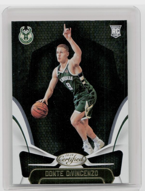 2018-19 Panini Certified Donte DiVincenzo RC #167 Bucks