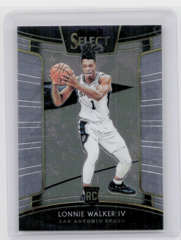 2018-19 Panini Select Lonnie Walker IV RC #77 Spurs