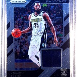 2018-19 Prizm Kenneth Faried JSY #56 Nets Sensational Swatches