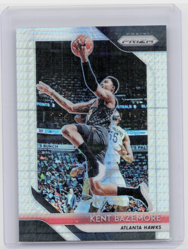 2018-19 Prizm Kent Bazemore Prizms Hyper #18 Hawks