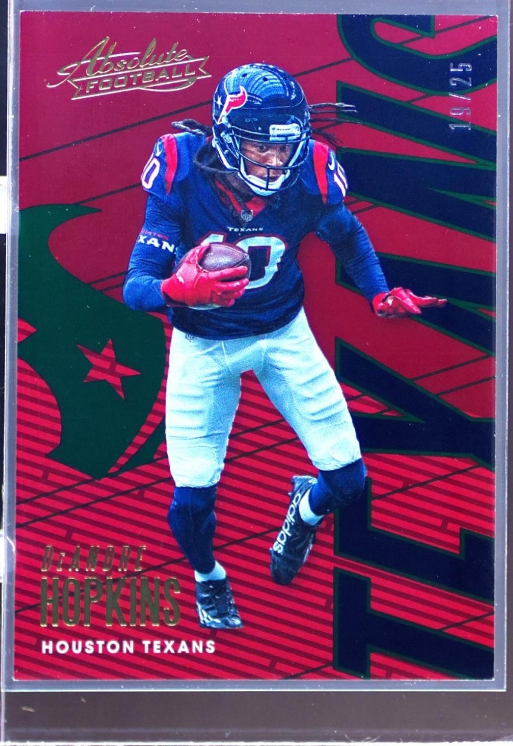2018 Absolute DeAndre Hopkins Spectrum Green /25 #40 Texans