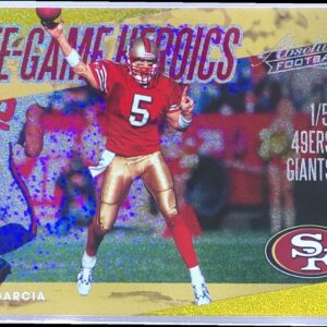 2018 Absolute Jeff Garcia #LGH-JG 49ers Late Game Heroics Spectrum Gold