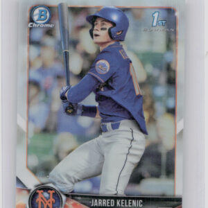 2018 Bowman Draft Jarred Kelenic Chrome Refractors #BDC-6 Mets
