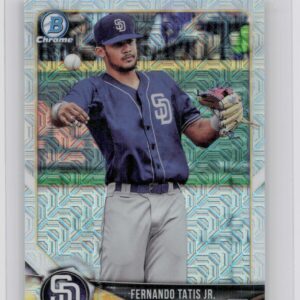 2018 Bowman Fernando Tatis Jr. #BCP114 Padres Chrome Prospects Mojo Refractor