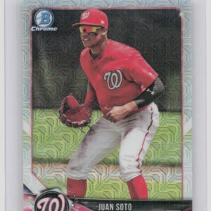 2018 Bowman Juan Soto #BCP52 Nationals Chrome Prospects Mojo Refractor