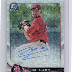 2018 Bowman Mike Shawaryn AU #BMA-MS Sox Chrome Mega Autographs