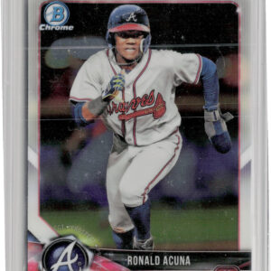 2018 Bowman Ronald Acuna #BCP1 Braves Chrome Prospects