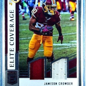 2018 Donruss Elite Jamison Crowder JSY #EC-16 Redskins Elite Coverage