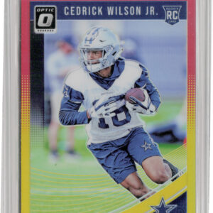 2018 Donruss Optic Cedrick Wilson Jr. Red and Yellow #116 Cowboys