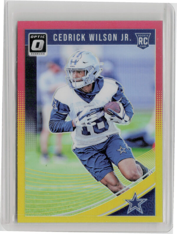 2018 Donruss Optic Cedrick Wilson Jr. Red and Yellow #116 Cowboys