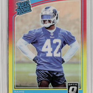 2018 Donruss Optic John Kelly Red and Yellow #195 Rams