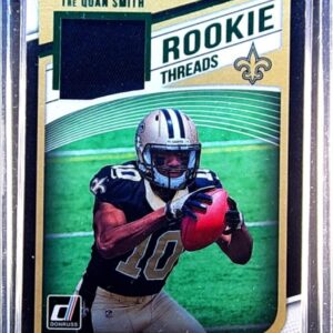 2018 Donruss Tre'Quan Smith JSY #25 Saints Rookie Threads Green